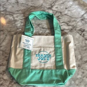 Trader Joe's Mini Canvas Tote Bag